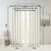 Twist Tab Lined Window Curtain Panel(Only 1 Pc Panel)