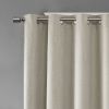 Printed Heathered Blackout Grommet Top Curtain Panel(Only 1 Pc Panel)