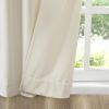 Room Darkening Poly Velvet Rod Pocket/Back Tab Curtain Panel Pair(2 Pcs Window Panels)