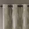 Ogee Knitted Jacquard Total Blackout Curtain Panel(Only 1 Pc Panel)