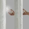 Knitted Jacquard Paisley Total Blackout Grommet Top Curtain Panel(Only 1 Pc Panel