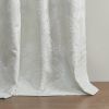 Knitted Jacquard Paisley Total Blackout Grommet Top Curtain Panel(Only 1 Pc Panel